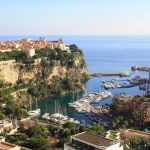 monaco mer soleil port france rocher