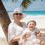 woman-and-baby-on-the-beach