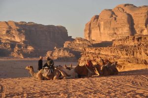 Désert de Wadi Rum en Jordanie