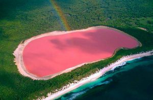 Le lac Rose au Sénégal