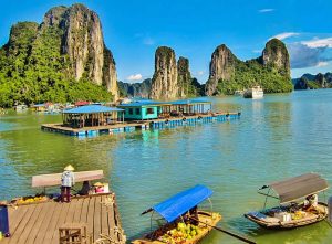 Bay d'halong au vietnam