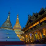 La Pagode Shwedagon à Rangoon en Birmanie