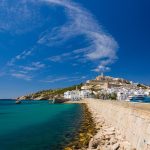 La ville d'Ibiza vue panoramique