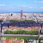 La ville de Lyon en France