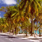 Archipel des Petites Antilles, l'île de Marie-Galante en Guadeloupe