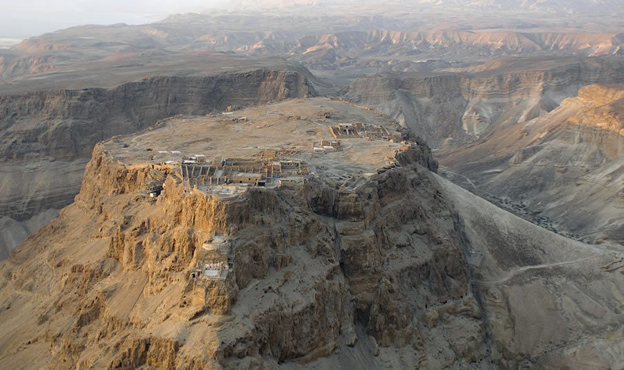 La forteresse de Massada en Israel