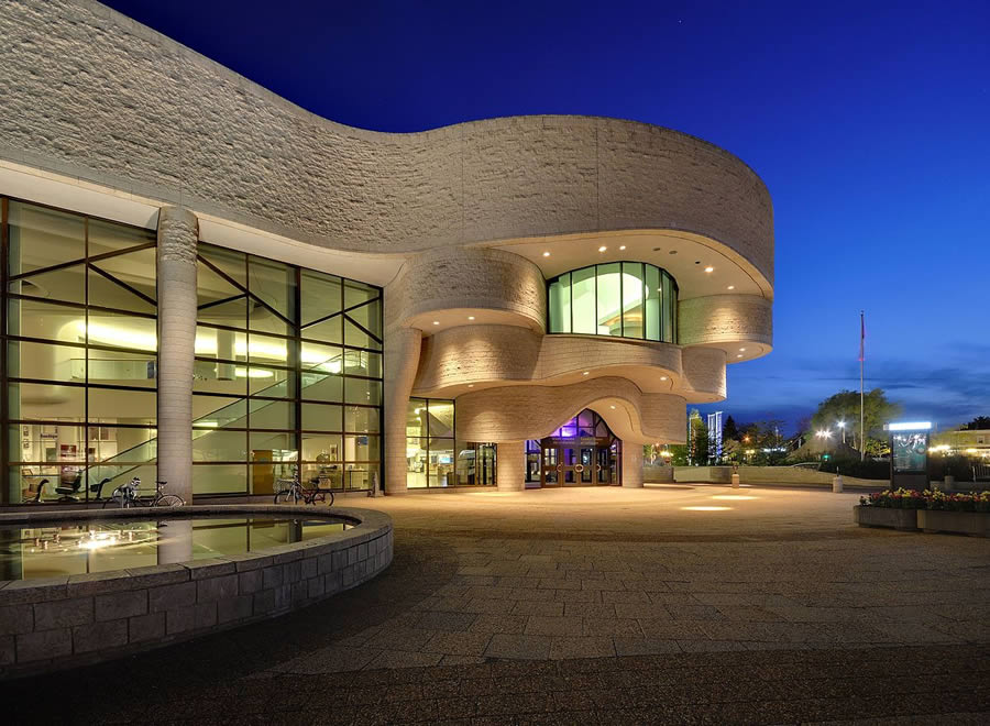 Le musée de la civilisation à Ottawa au Canada