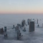 La ville de Dubai en hiver