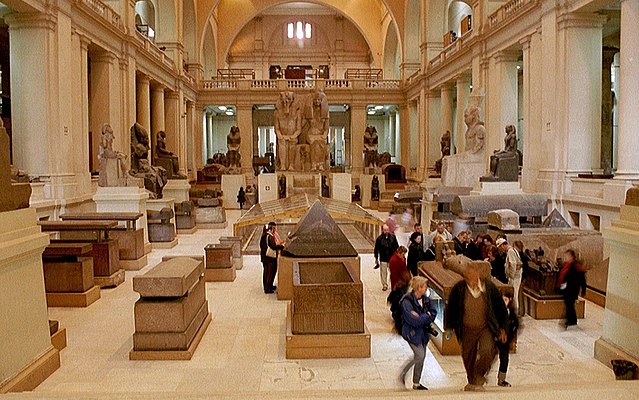 Visite dans le musée égyptien du Caire