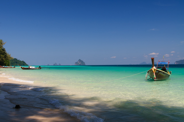 Plage de Koh Kradan en Thailande