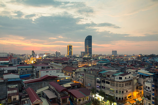 Promenade dans la ville de Phnom Penh