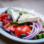 Salade à l'oignon grecque