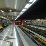 Station de métro à Teheran en Iran