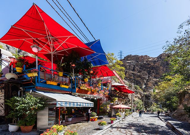 village de Darband à Teheran en Iran