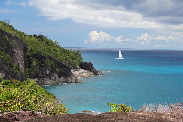 Paysage aux Seychelles