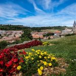 Paysage du village Lautrec Mesieval à Tarn en Occitanie