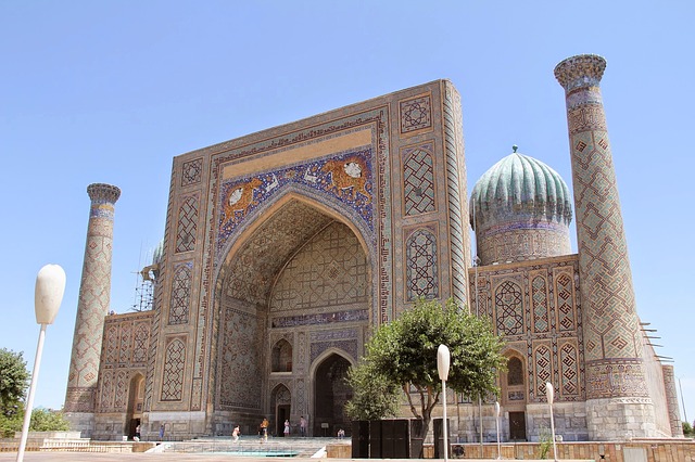 Ouzbékistan Mosquée de Samarkand Registan en Asie centrale