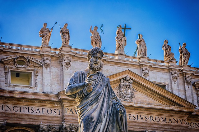 La basilique de Saint-Pierre du Vatican en Italie