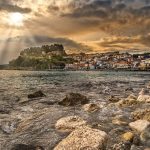 Une image magnifique de Parga en Grèce occidentale