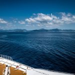 Vue magnifique sur un bateau de croisère