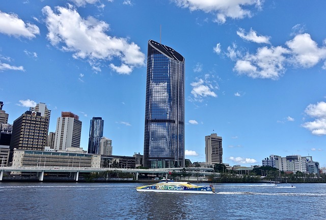 La Brisbane River à Brisbane en Australie