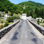 Le vieux pont sur d'Entraygues-sur-Truyère à Aveyron