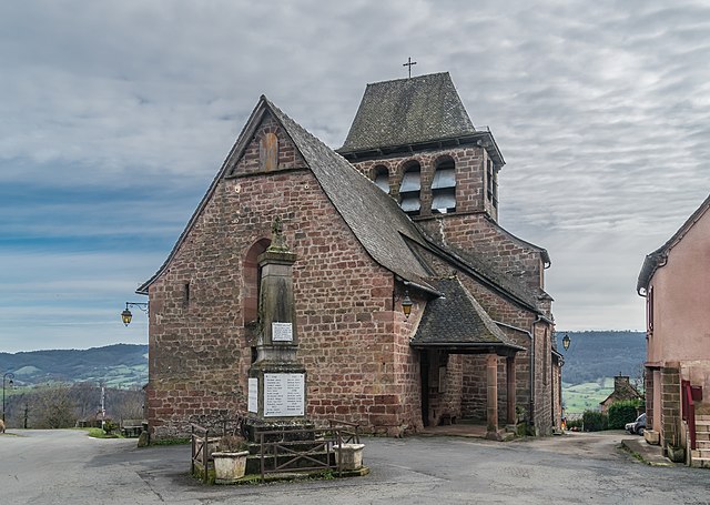 L'église de Saint Hilary de Pruines à Aveyron