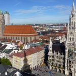 Le centre historique Marienplatz a Munich