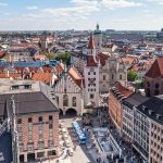 L'hotel de Ville de Marienplatz a Munich