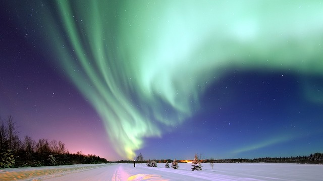 Des aurores boreales au Canada