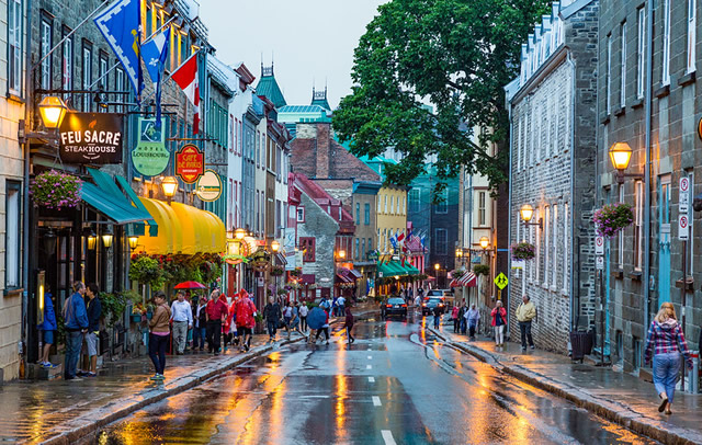 La rue de Saint Louis dans le Vieux Quebec