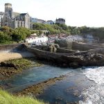 Le port des Pecheurs a Biarrit en France