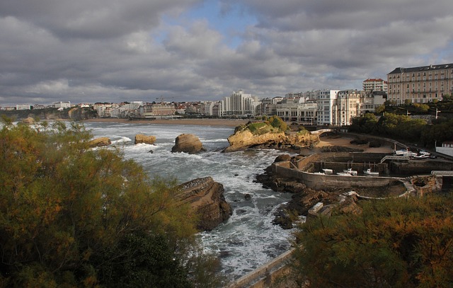 Vue sur Biarritz