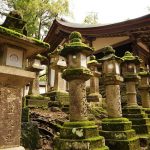 Monument historique a Nara au Japon