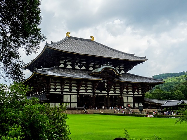 Temple a Nara au Japon