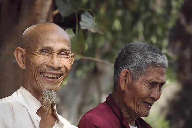 Personnes agees au Cambodge