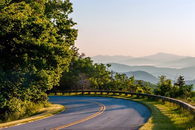 Blue Ridge Parkway Asheville USA Raod trip