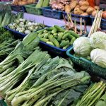 Marché de legumes Chine