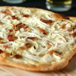 Tarte flambee alsacienne Alsace France