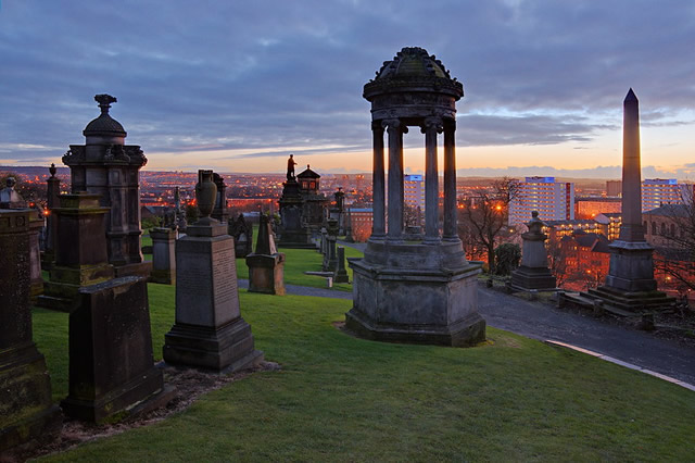 Cimetiere Glasgow Ecosse